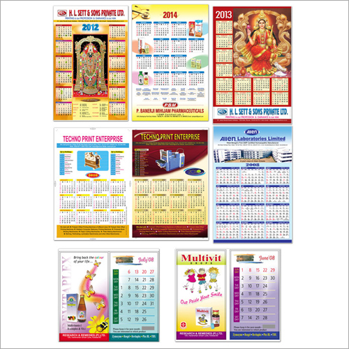 Calenders Printing Service