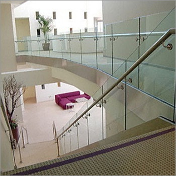 Stainless Steel Glass Staircase Railing