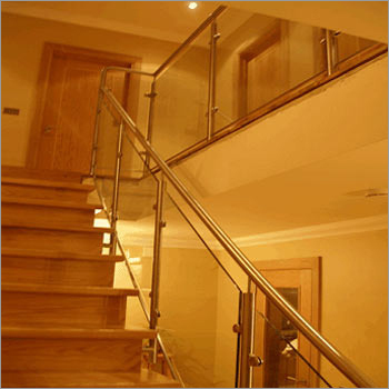 Indoor Glass Staircase Railing