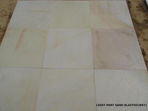 Sandstone Light Mint Sandblasted