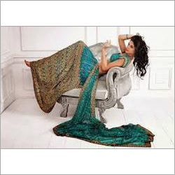 Ghagra Choli Embroidered Saree