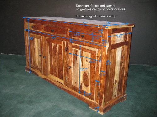 Tahoe sideboard dimensions