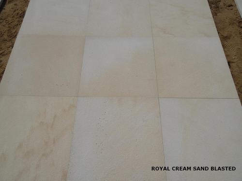 Sandstone Royal Cream Sandblasted