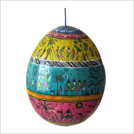 Saura Painting On Coconut