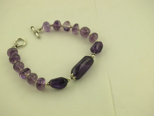 Purple African Amethyst Bead By ART PALACE