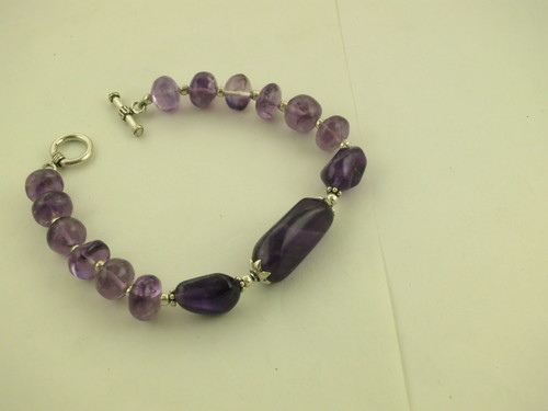 Purple African Amethyst Bead