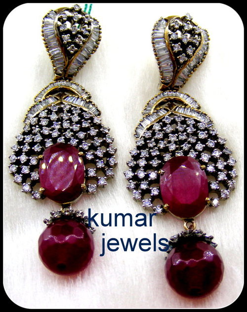Ruby Antique Earring