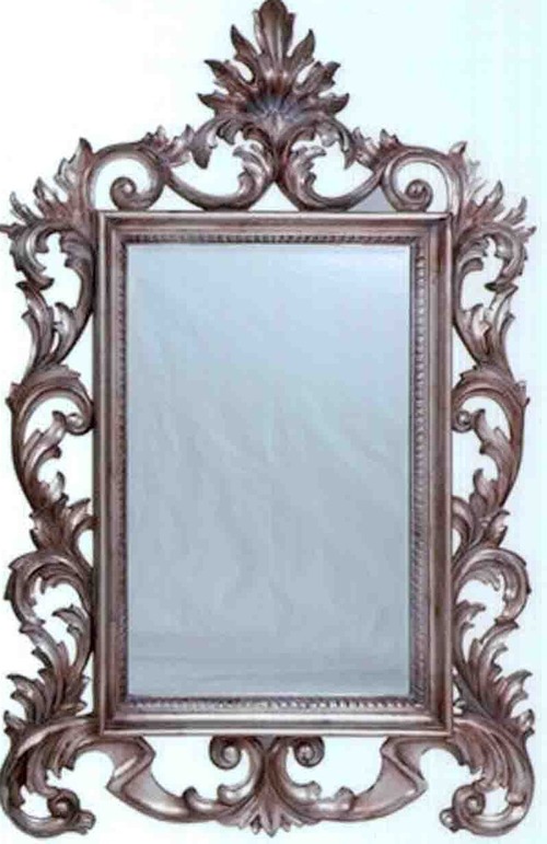Designer Wood Wall Mirror