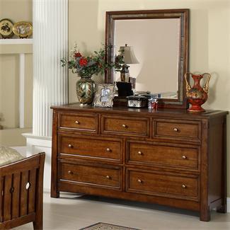 Dark Wood Dressing Table