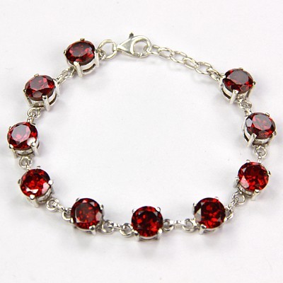 Silver Cz Bracelet