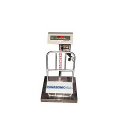 Electronic Platform Scale - Plastic & Steel, 100x60x120Cm, 500Kg Capacity | Accurate Weighing, LCD Display, Easy to Use, Durable Platform, Stable Readings