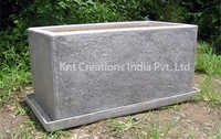 Spotted Granite Vertical Planter