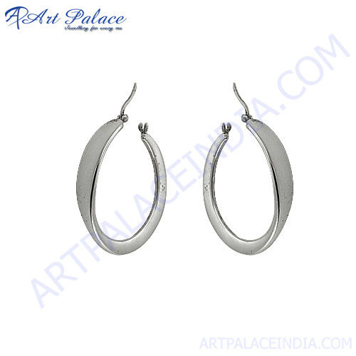 925 Sterling Silver Earrings For Girl's