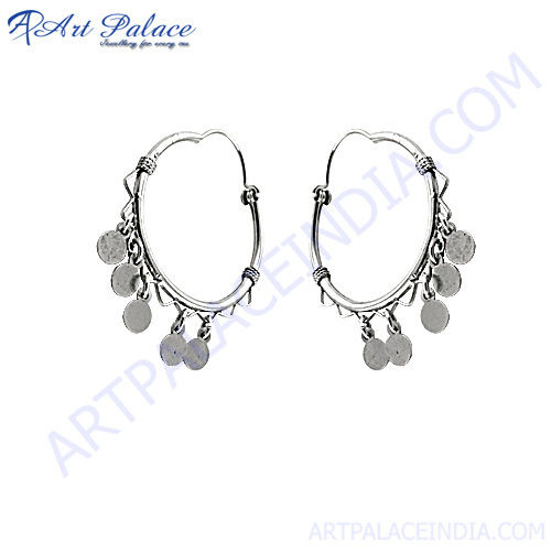 925 Sterling Bali Style Silver Earring