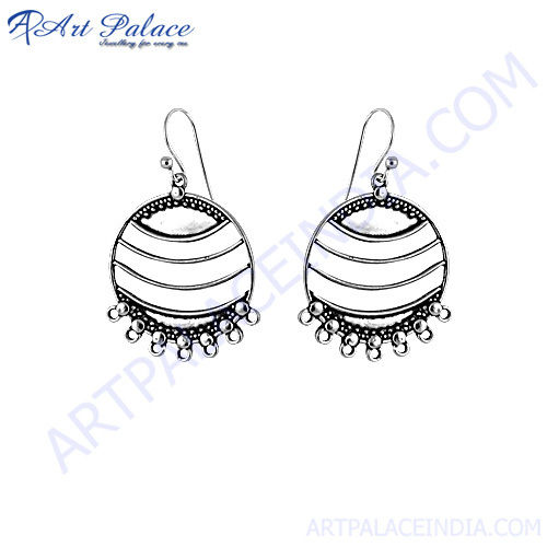 Traditional 925 Sterling Silver Earring