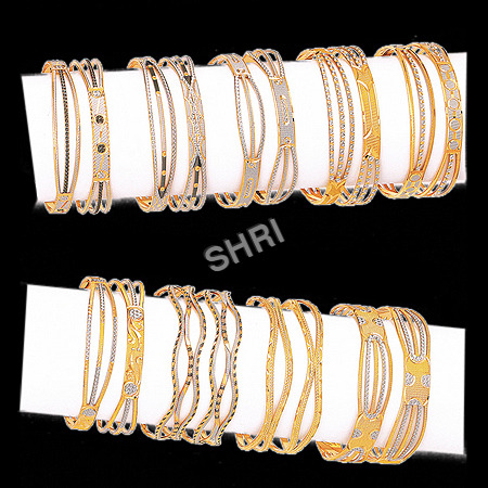 Fancy Gold Bangles