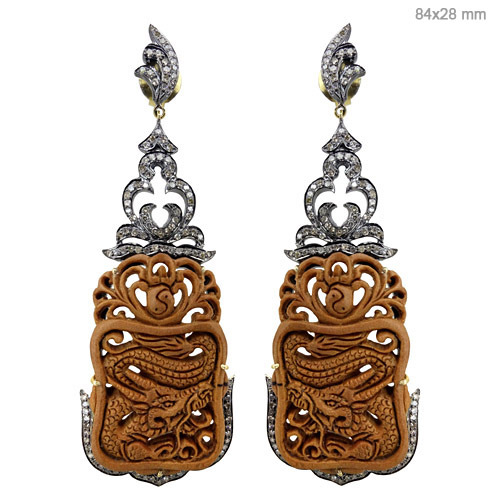 Ivory Diamond Earrings