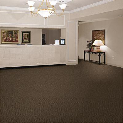 Non Woven Synthetic Carpet - Synthetic Fibers 3-4m Roll, Brown | Luxurious Look, Easy Maintain, Durable, Quality Checked