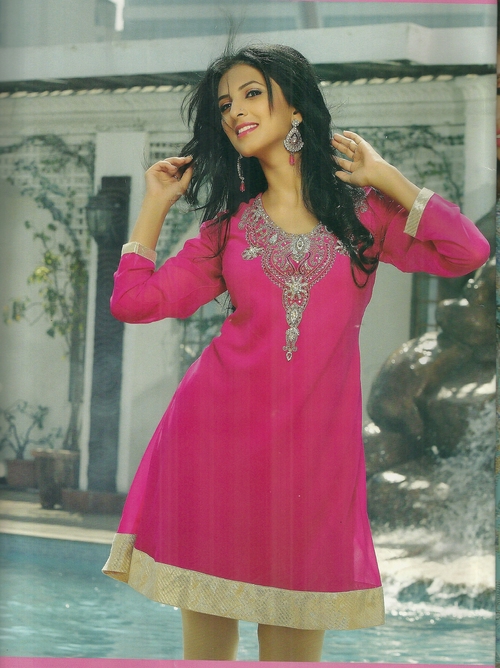 Designer Pink Kurti