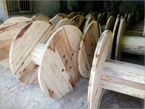 Industrial Wooden Cable Drums