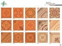 Wooden & Bhama Glossy Tiles 395mm x 395mm