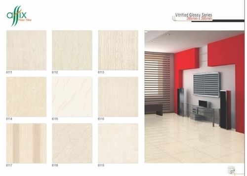 Whites Vitrified Glossy Series Tiles 395Mm X 395Mm