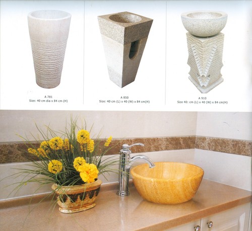 River Stone Wash Basin