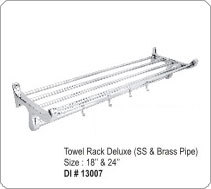 Towel Rack Deluxe (SS & Brass Pipe)