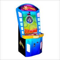 Funny Clock Redemption Game Machine - Plastic, 70x50x180 Cm, Blue | Led Lighting, Lightweight, Compact, Kid-friendly Arcade Game