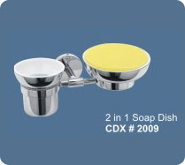 Conti 2 in 1 Soap Dish