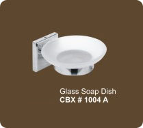 Cubix Glass Soap Dish