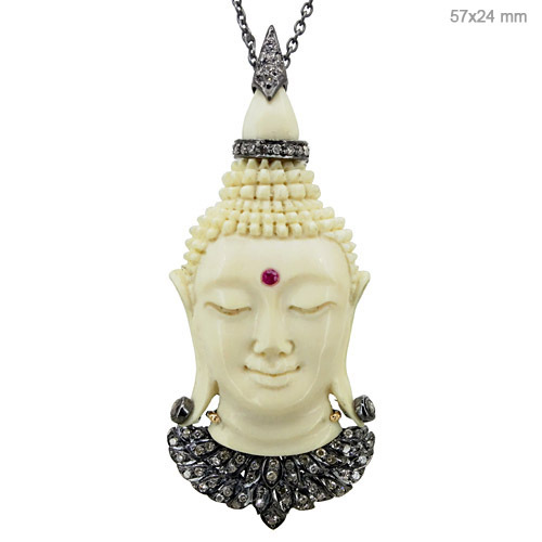 Ivory Buddha Pendant