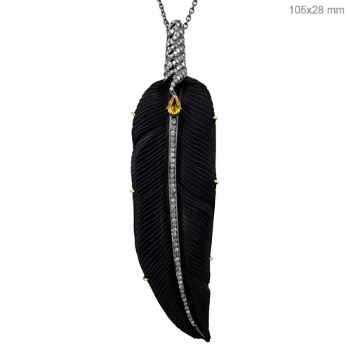 Gemstone Carving Pendant
