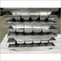 Lead Tin Alloy Ingot - Ca 0.08%-0.15%, Al 0.03%-0.30%, Sn 0.15%-0.75% | Silver Rectangle, Electrophoresis & Zinc Plating For Bridges, Buildings, Electrical Substations, Machine Packaging
