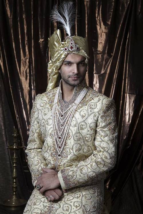 Gold Sherwani