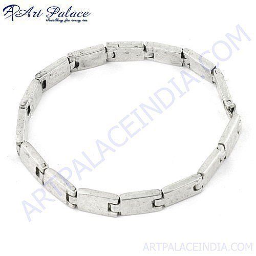 Impressive Look Silver Bracelet