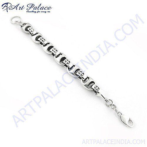 Hot Luxury Fashion Plan Simple Silver Bracelet