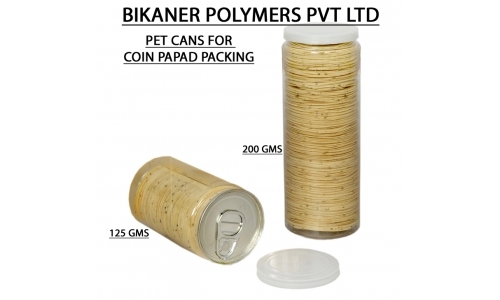 Coin Papad Pet Cans