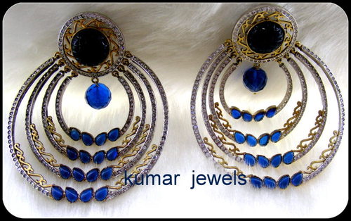 Big Royal Blue Earring