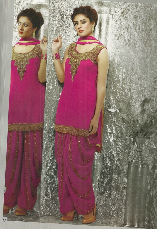 Designer Suits - Silk Blend, 42 Inches, Pink | Elegant Design, Shrink Resistant, Comfortable Fit