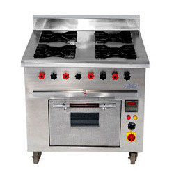 Commercial Gas Range 4 Burners