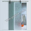 Acid Etched Glass Doors