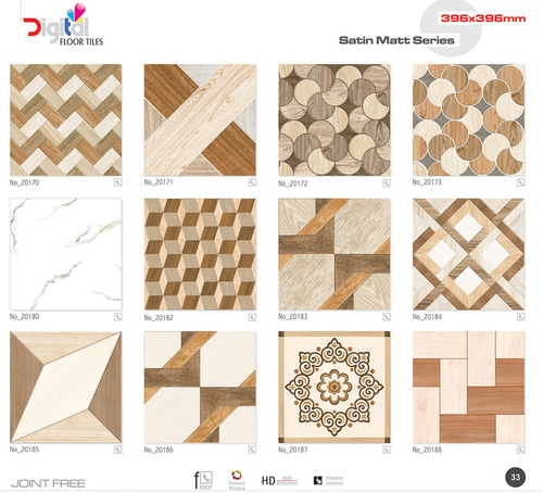 Designer Ceramic Tiles Satin Matte