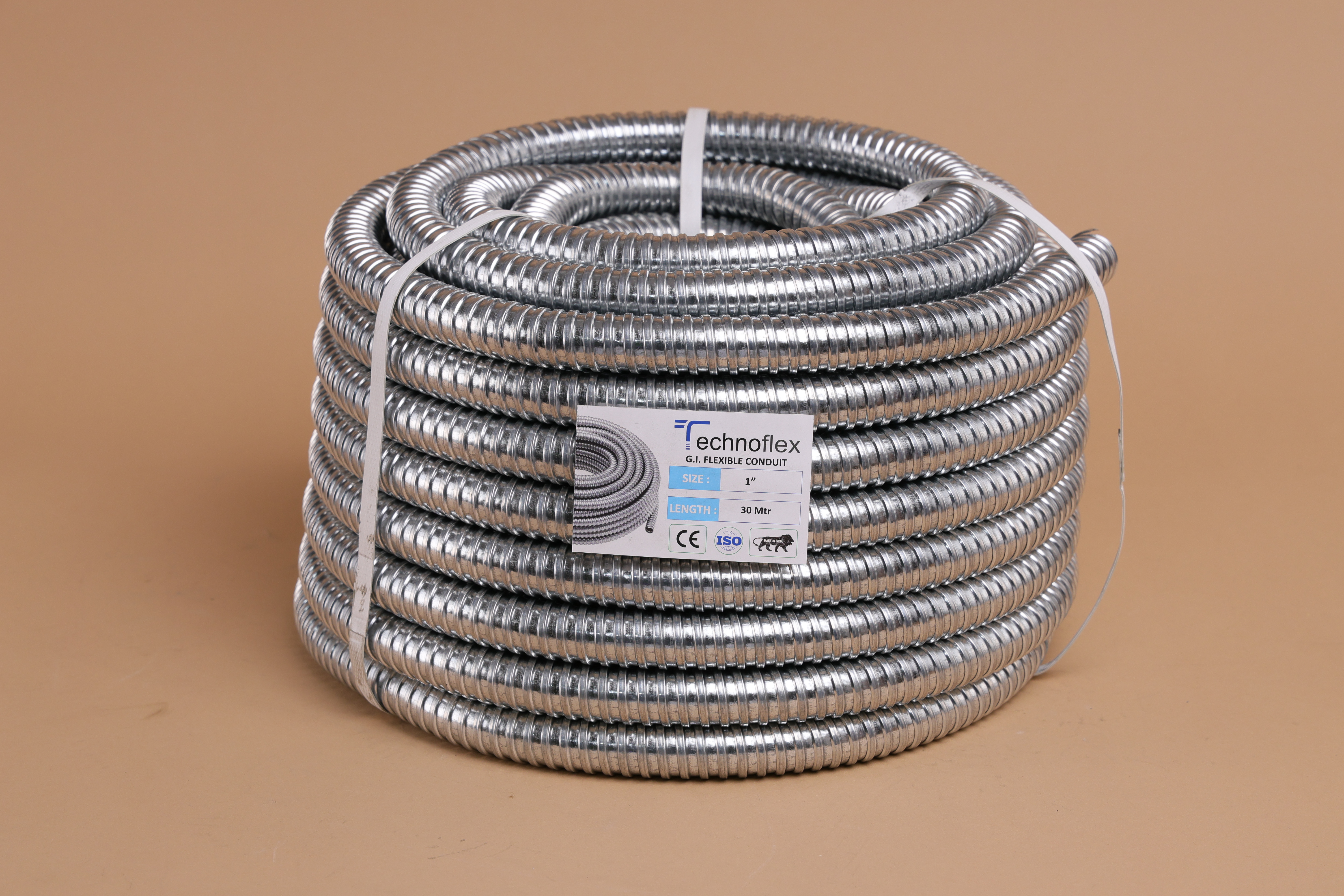 Steel Braided Galvanized Flexible Conduit Pipe - Application: Industrial