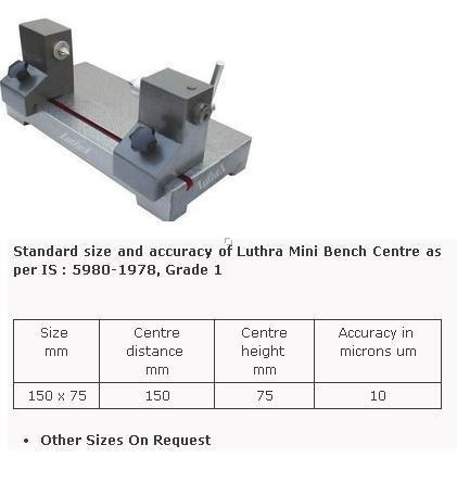 Mini Bench Centre Cast Iron Base