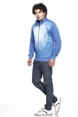 Men's Sports Graphic Zipper Jacket