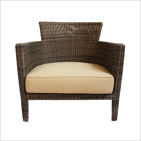 Woven Fiber Patio Lounge Chair By FURNITURE CONCEPTS