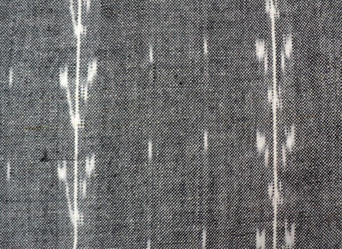 Ikkat - Cotton Blend 45 Inch Gray, 200 GSM | Elegant Design, Durable Fabric, Versatile Use, Unique Pattern, Soft Texture