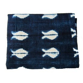 Mali Blue Mud cloth