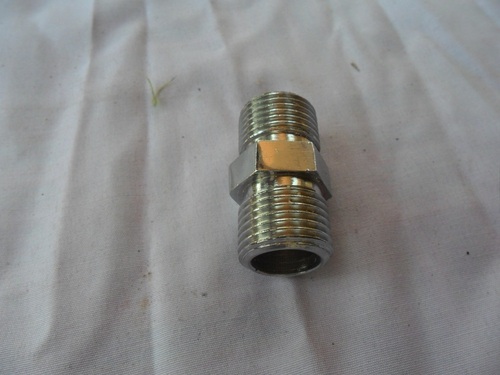 Bathroom Accessories - Brass 2" x 1" Chrome Finish | Durable Leakproof Corrosion Resistant Easy Installation 150 PSI